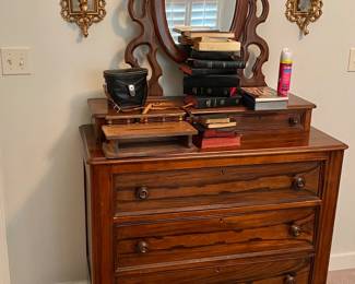Another CLEAN quality Vintage/Antique wood Chest Gentlemans? Dresser. 