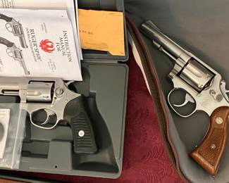 Ruger Stainless 357/38 Sp Pistol with box