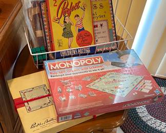 Vintage Monopoly games one new in box.