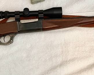 Savage Model 99 300 Cal rifle with scope
