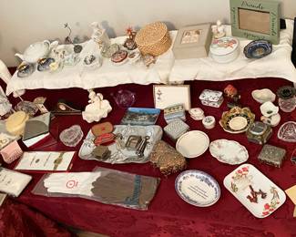 Vintage Dresser items and more.