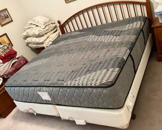 Pristine CLEAN Like NEW King Size Sealy Mattress. Guest Bedroom, Bed may have been used only 2 times. Selling Bed and Headboard separately from Bedroom Set, but would sell all together.