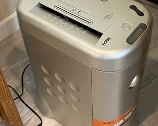 Royal paper shredder.