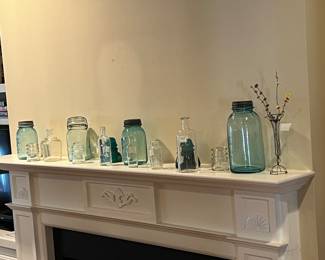 Ball "Perfect Mason" blue jars with zinc jars