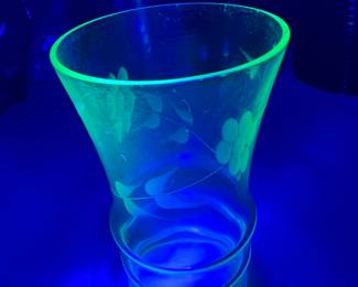 Uranium glass