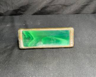 Hand Made Green Stained Glass Kaleidoscope
