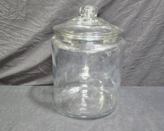 VTG Clear Glass Large General Store Display Jar