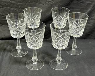 6 Astral by Hutschenreuther Water Goblets