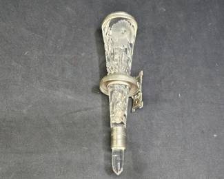 Antique Cut Glass Car Vase