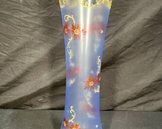 Antique Mont Joye French Art Glass Vase