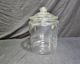VTG Clear Glass Large General Store Display Jar