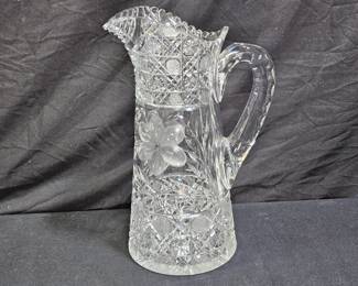 ABP Cut Crystal Water Pitcher