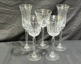 5 Mikasa Interlude Champagne & Wine Glasses