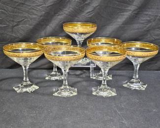 7 Tiffin Franciscan Running Rose Gold Champagne