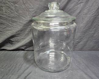 VTG Clear Glass Large General Store Display Jar