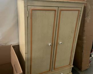 Wood bathroom cabinet