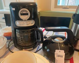   KitchenAid Whistling Teapot, KitchenAid Coffee Maker