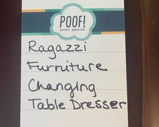 Ragazzi Furniture Changing Table Dresser