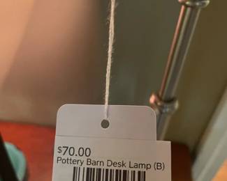 Pottery Barn Desk Lamp (B)