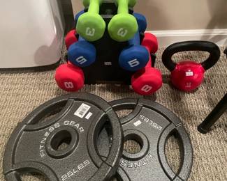 25lb plates, Weight Set