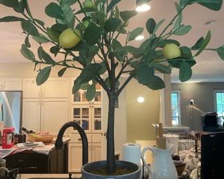 Faux Lemon Tree