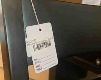 Pottery Barn Swivel Chair (B)