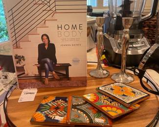 Health & Hand Lazy Susan, Color Y Tradicion Coasters