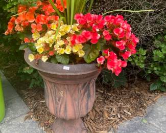 Various outdoor planters