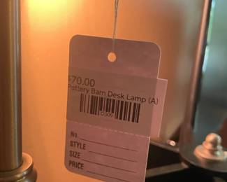 Pottery Barn Desk Lamp (A)