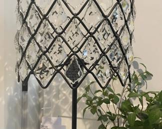Pottery Barn Arden Crystal Lamp