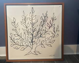 Framed reproduction Matisse print
