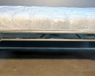 Elegant Decor Button Tufted Upholstered Bedroom Bench, 16" x 48" x 20"