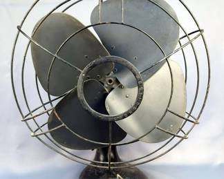 Vintage Oscillating Fan, 18", No Cord