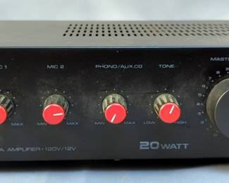 Radioshack Public Address Amplifier, Model 32-2041, In Original Box, Untested