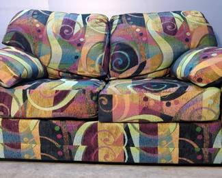 Upholstered Loveseat, 33" x 56" x 37"