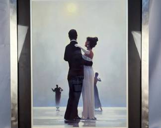 Jack Vettriano " Dance Me To The End Of Love", Framed And Matted Under Glass, 26" X 33"