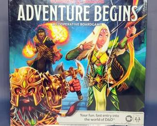 Dungeons & Dragons Adventure Begins Boardgame, Still In Sealed Box