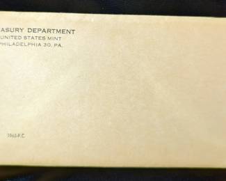 1962 US Treasury Department Unopened (Sealed) U S Silver Proof Set