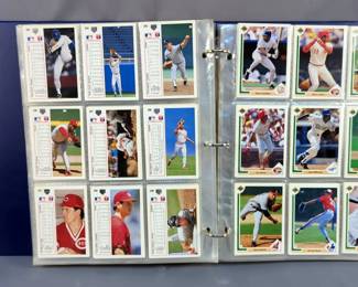Baseball Card Album, Including Star Rookie Check List, Top Prospect 91 Check list And More, Contents Of Notebook