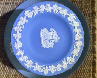 Wedgewood Blue (England) Jasperware Collection 9.5" Plate