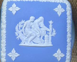 Wedgewood Blue (England)  Trinket Box