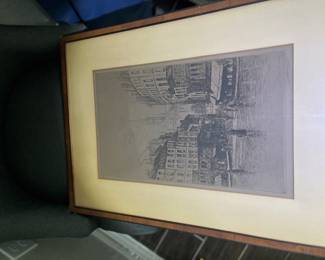 Lucien Marcelin Gautier 1850-1920's French, Pencil Signed lower right 