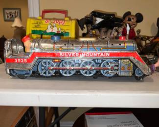 Silver mountain pressed steel toy