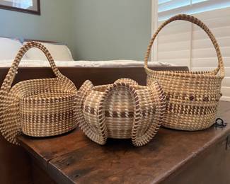 South Carolina Sweetgrass baskets