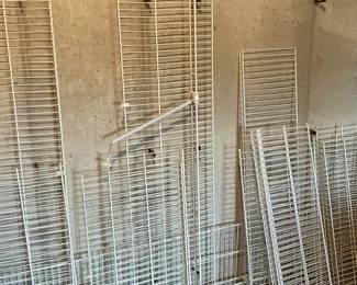 Wire shelving