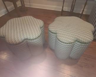 Pair of Ottomans