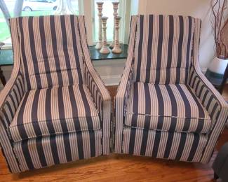 Pair of Swivel / GLider chairs