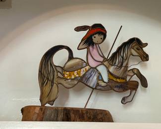 Stained glass art by DeGrazia