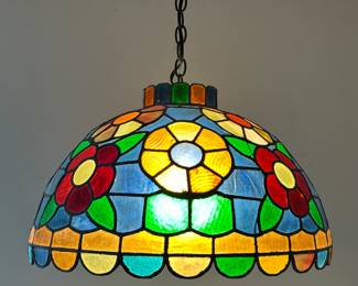 Nice stained glass hanging light
