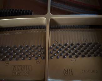 Yamaha GH1 baby grand piano, serial #3450303.